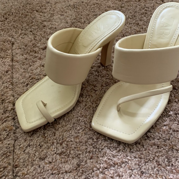 Zara asymmetrical design sandals 38 - Picture 4 of 10